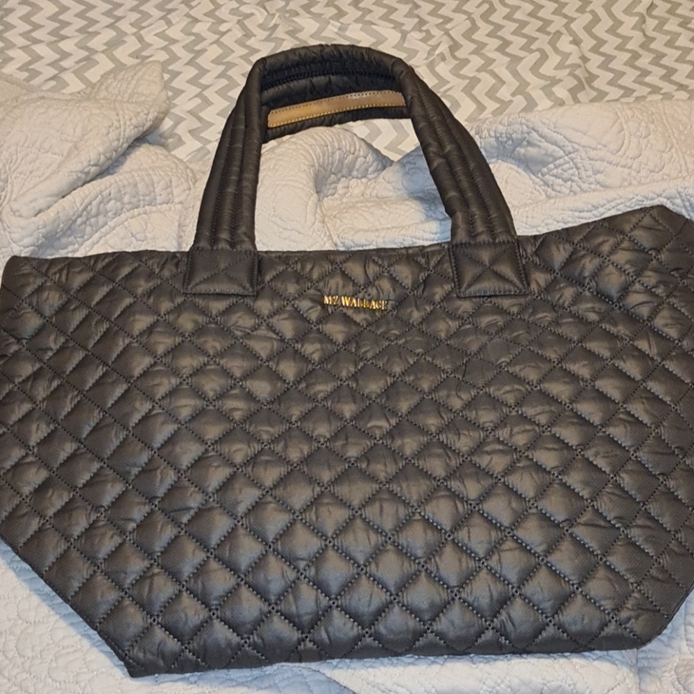 Spacious Dark Gray MZ Wallace Tote - never used